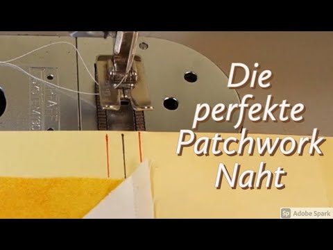 the perfect seam allowance for patchwork with the standard sewing foot