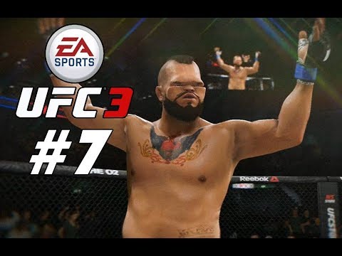 UFC 3 Heavyweight Career Mode Walkthrough Part 7 - FIRST LOSS!