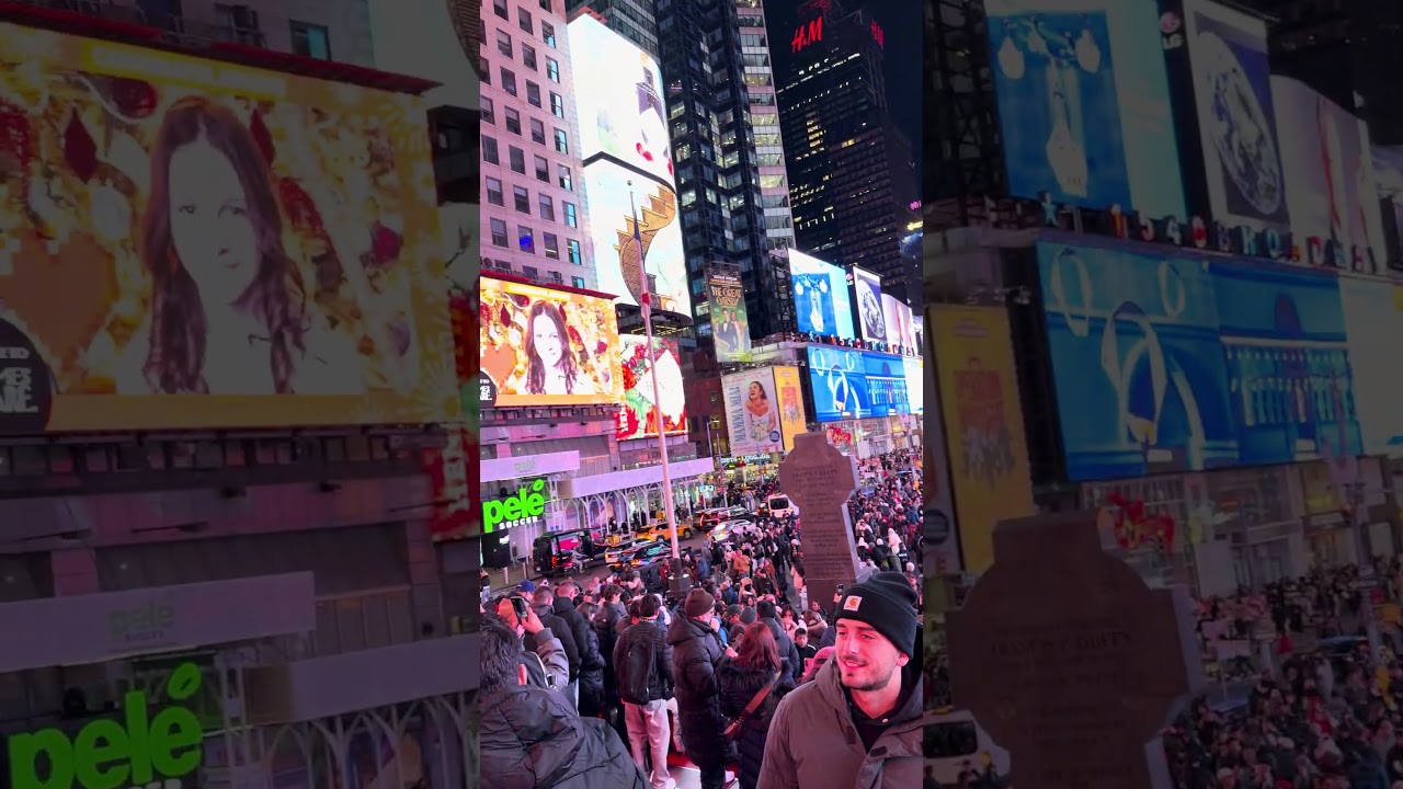 Times Square hits completely different after dark #NYC #nightlife #perspective