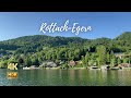 Rottach-Egern, Germany - Evening Summer Walk in Bavaria's Lakeside and Alpine Paradise - 4K HDR