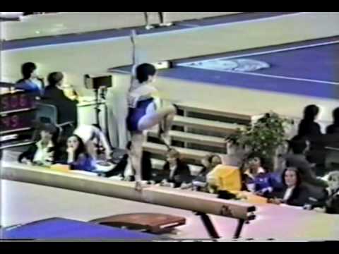5th T CZE Jana Labakova BB - 1985 World Gymnastics Championships 9.250.avi