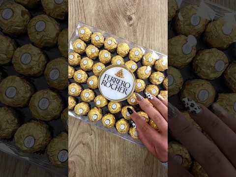Ferrero Rocher 😋🤩Box 48 Pieces😱 Unboxing & Filling Chocolate Asmr #asmr #ferrero #ferrerorocher