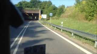 preview picture of video 'Tunneldurchfahrt mit Atego 10/260'