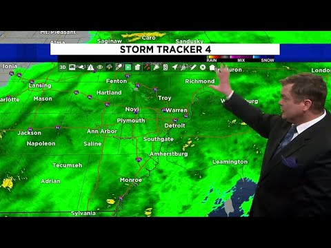 Metro Detroit weather: Stuck in the 40s with rain, May 28, 2021, noon update
