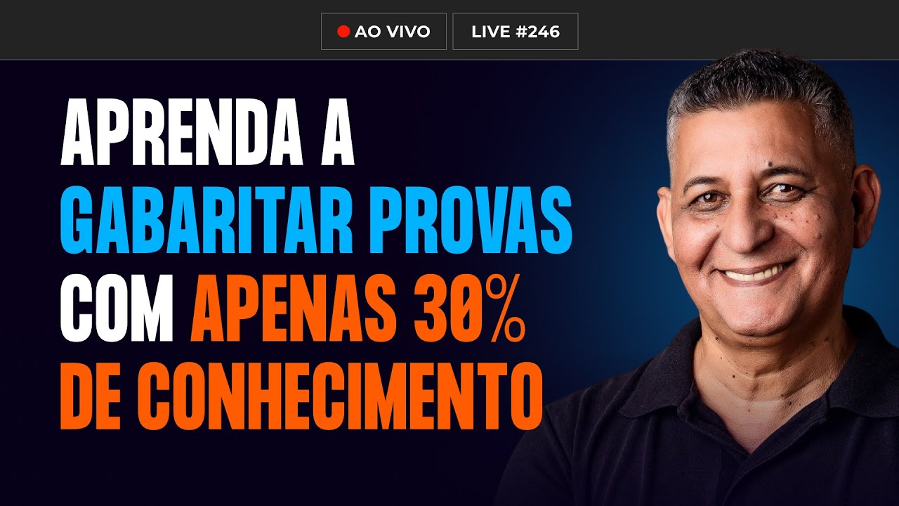 APRENDA A GABARITAR PROVAS COM APENAS 30% DE CONHECIMENTO