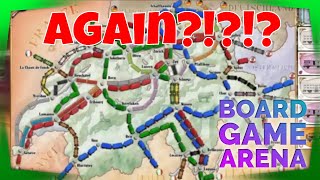 Insanely Close Game of Ticket to Ride Switzerland!
