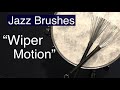 Drum “Wiper Motion” With Brushes |Inspired By Ed Thigpen  #shorts