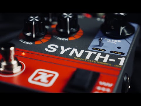 Keeley Synth 1 Reverse Attack Fuzz Wave Generator 2019 - Present - Grey / Red / Blue image 3