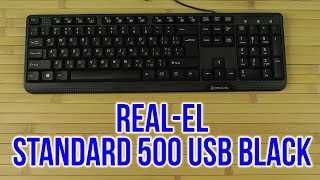 REAL-EL 500 Standard USB Black (EL123100010) - відео 1