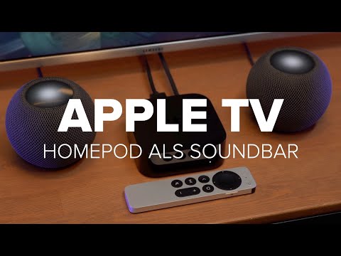 Apple TV: HomePod mini als Soundbar nutzen