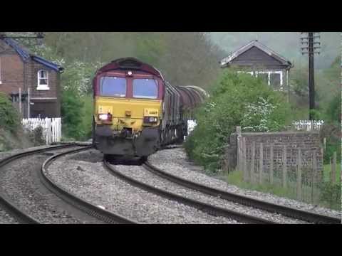 66169 On the 6v75 Dee Marsh-Margam Empty Coils past Moreton-On-Lugg 14.5.12.MTS