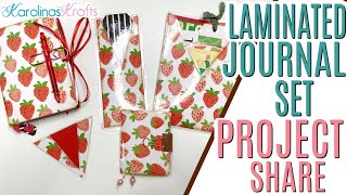 One Sheet Wonder Project Laminated Journal Set for Craft Fair Idea, One Page Wonder 12x12
