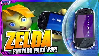 Legend of Zelda Ocarina of Time Portado para PSP! Tutorial completo de como instalar!