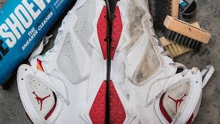 How to clean Jordan Hare 7s with Reshoevn8r
