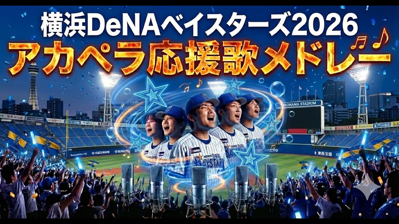 2026 DeNAベイスターズ アカペラ応援歌メドレー（暫定）