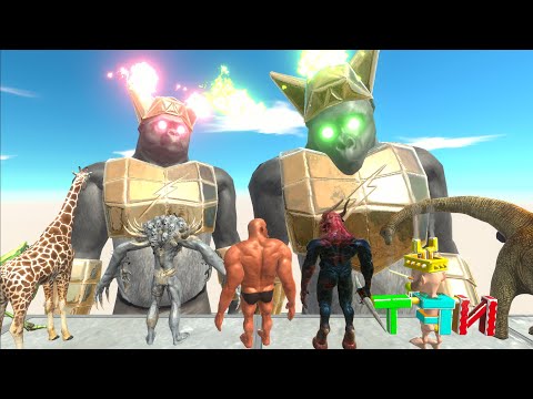 Escape from Ghor Hammer Team Stairs Tournament - Animal Revolt Battle Simulator