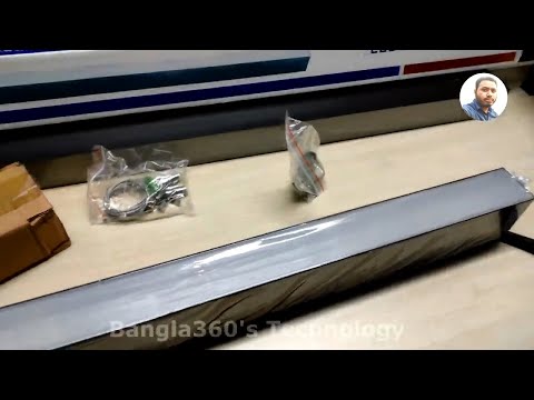 How TO PASHA LED LINEAR LIGHT 2'' Install  Unboxing and Review