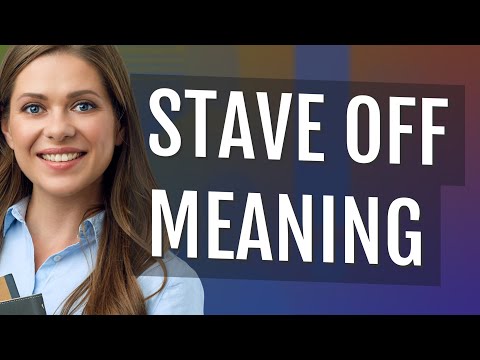 Stave off | meaning of Stave off