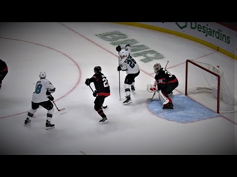 Kevin Labanc Pots The Power Play Marker For The 2-1 Lead In Ottawa