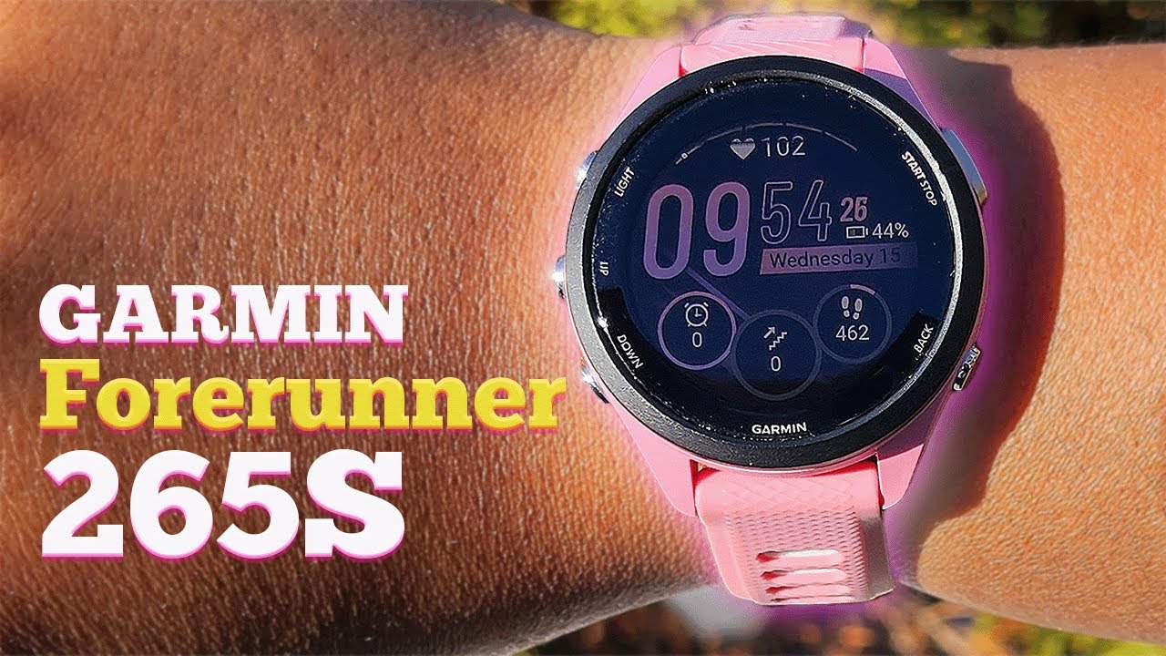 Смарт-годинник Garmin Forerunner 265S Black Bezel w. Light Pink Case and Light Pink/Whitestone S. Band (010-02810-05/15/55) Купити в Україні