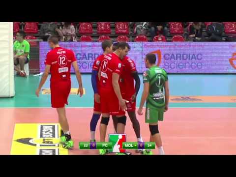 Highlights LPR Piacenza - Exprivia Molfetta 3-1 (29-12-2016)