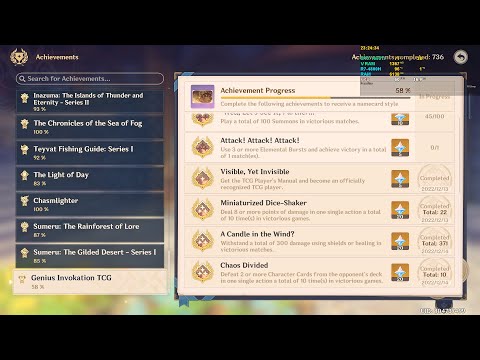 Genshin Impact_Genius Invokation TCG Achievements: Chaos Divided.