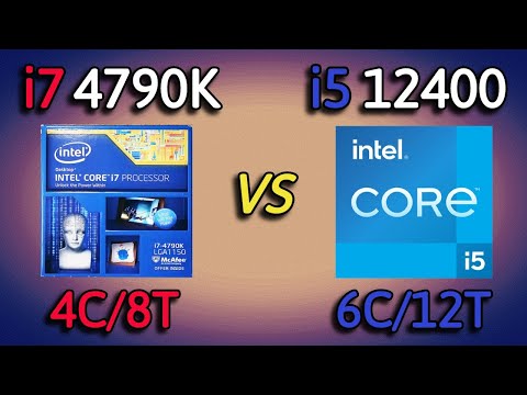 i5 12400 vs i7 4790K - Benchmark and test in 6 Games 1080p