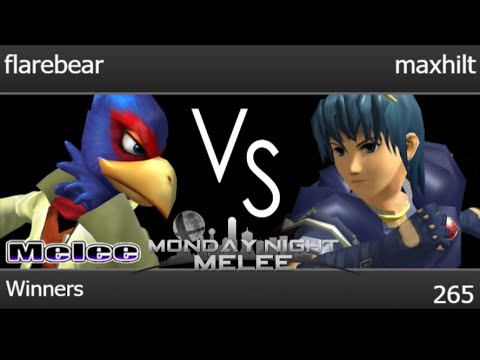 MNM 265 - flarebear (Falco) vs maxhilt (Marth) Winners - Melee