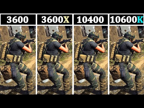 Ryzen 5 3600 vs 3600X vs Intel I5 10400 vs 10600K | TESTED 12 GAMES |