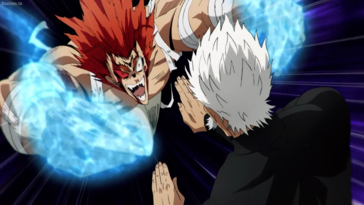 ワンパンマン|ガロウはワンパンマンのマスターであるバング,をたった2発のパンチで殺すと主張している,Garou vs Bang