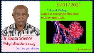 Gaseous exchange objective revision questions