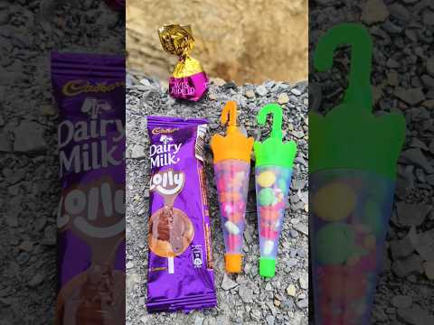 Swiss trupello & lolipop & amrella jems popsicl #shorts #lollipop #chocolate