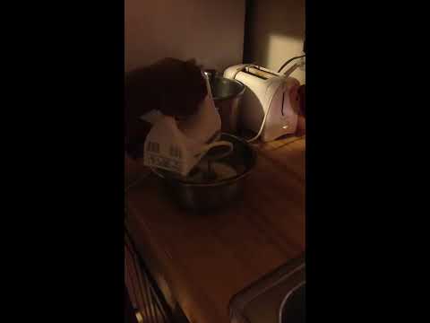 Cooking with seana  blending the cake mix