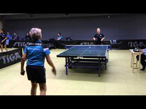 141112 Dame Elitedivision, Louise Jakobsen - Susanne Pedersen