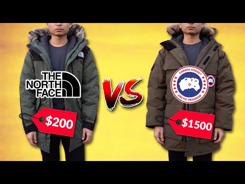 Are Budget Down Jackets Worth It? | $200 North Face VS $1500 Canada Goose