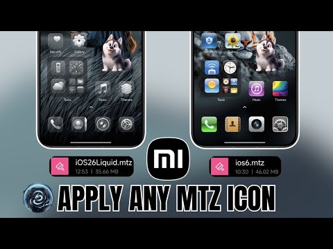 How to Permanently Apply Any Icons from an MTZ Theme on Xiaomi Without Root