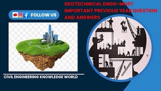PART-1 I GEOTECHNICAL ENGINEERING I MOST REPEATED PREVIOUS YEAR MCQ'S #mcq #civilmcq#geotechnicalmcq
