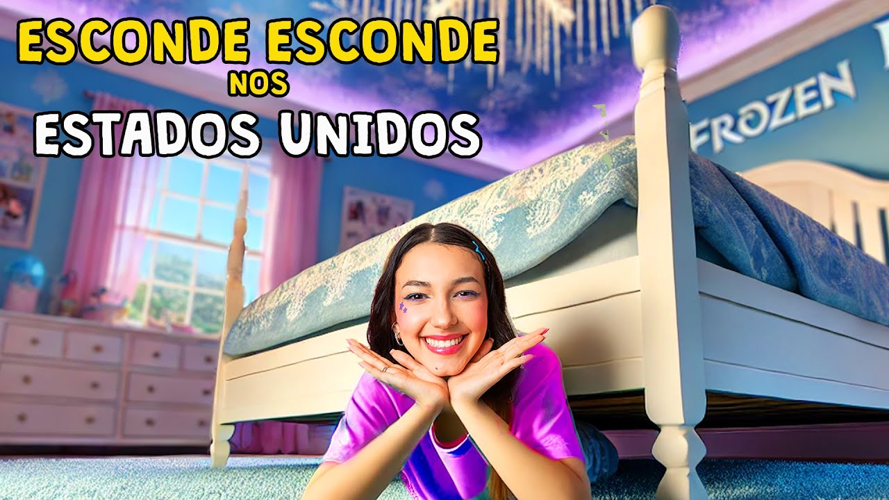 ESCONDE ESCONDE COM MEUS AMIGOS NOS ESTADOS UNIDOS | Luluca