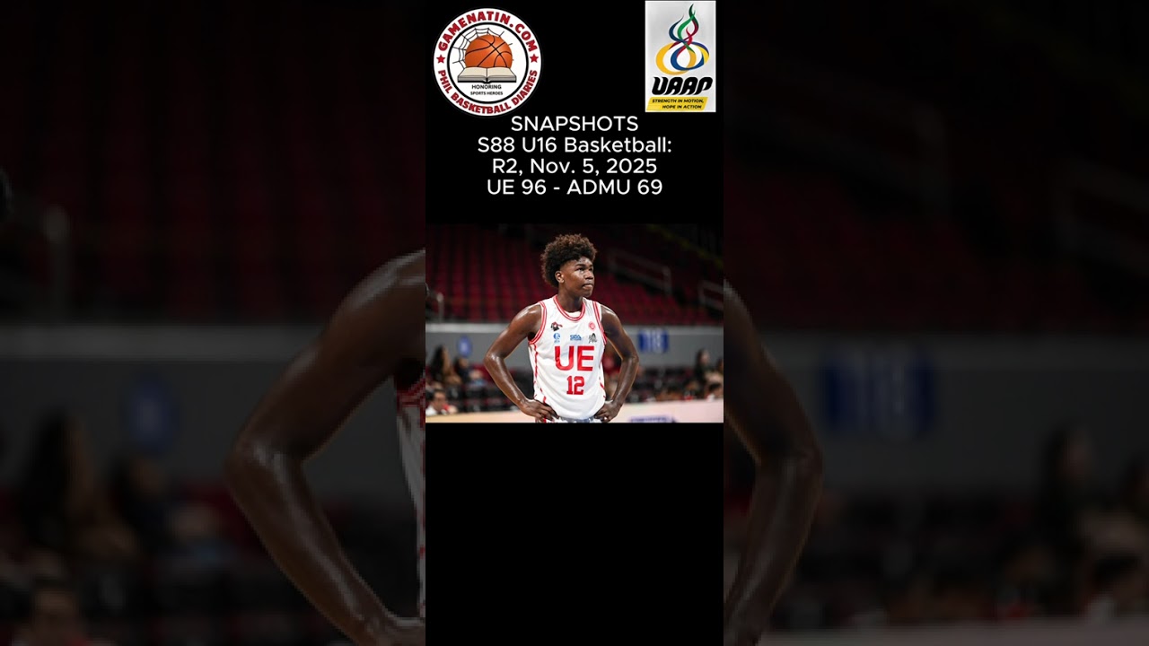 Snapshots: U16 Basketball - UE 96 - Ateneo 69