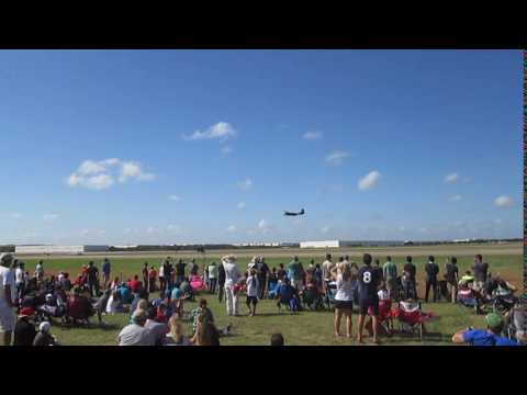 Ft  Worth Alliance Air Show- A-26 Invader Takeoff- 16Oct16
