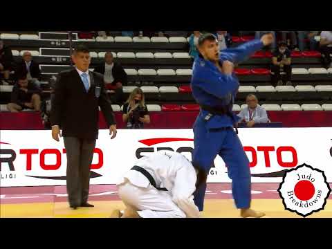 Judo Mens - Liam Wright vs. Michail Tsoutlasvili - U73 Grand Slam Antalya 2022