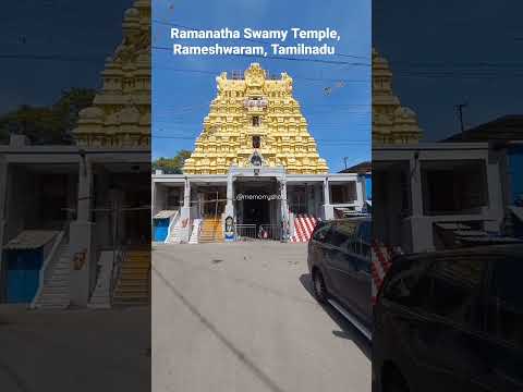 Rameshwaram Temple, Tamilnadu. #shorts #youtubeshorts #viral #travel #travelvlog #omnamahshivaya