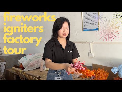 how to make fireworks igniters-stageli production-China factory tour