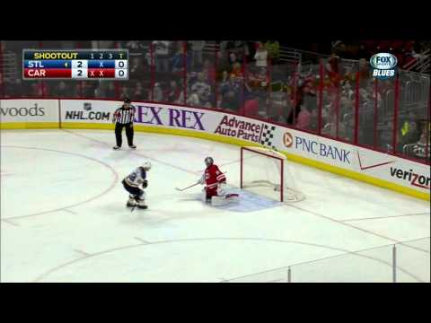 Shootout. St. Louis Blues @ Carolina Hurricanes Jan 30 2015 NHL