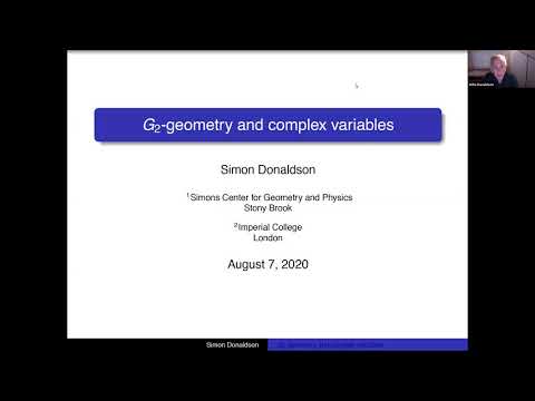 8th PRCM: Simon Donaldson, G_2 geometry and complex variables (plenary)