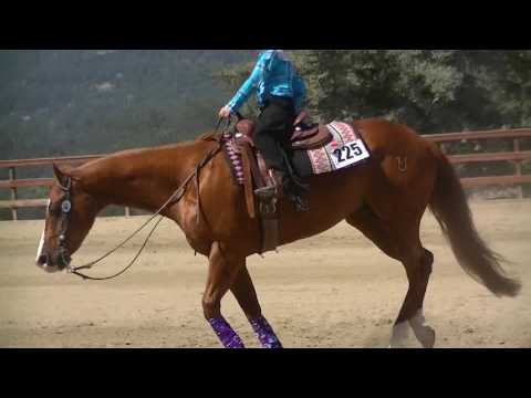 McKylie Short Stirrup July 2017 Reining By the Bay    she won 1st Place!