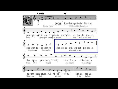 Alma Redemptoris Mater (Repeat-After-Me Practice Track)