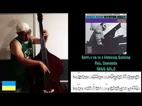 No.40 Bass Solo Transcription  - Softly as in a Morning Sunrise ❷ / Paul Chambers