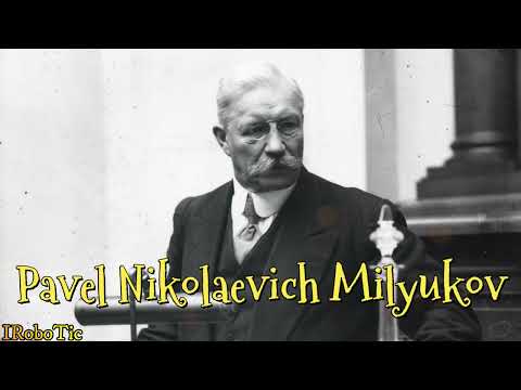 Pavel Nikolayevich Milyukov - Deputy of the State Duma "Russia for Russians" 12/04/1909