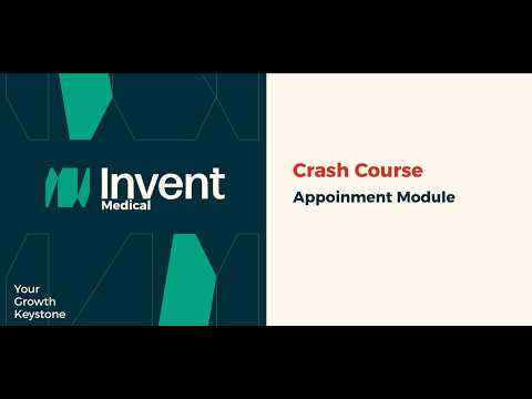 Appointment Module Crash Course